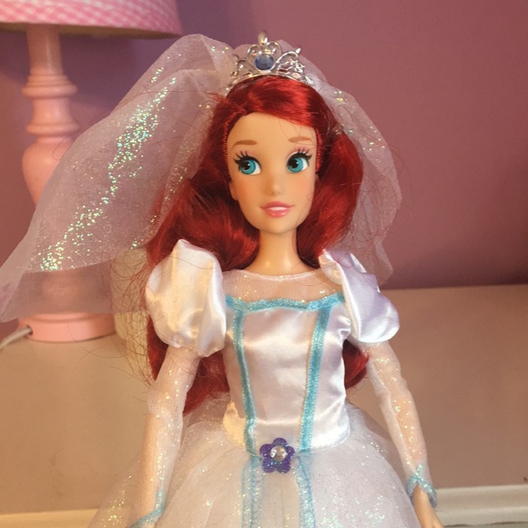 Disney Parks Exclusive Ariel the Mermaid Wedding Day Bridal Doll! - Picture 2 of 4
